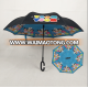 Amazon Hot Customized Logo double layer double sided fashion upside down reserve umbrella