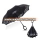 High quality double layer waterproof reverse car umbrella upside down