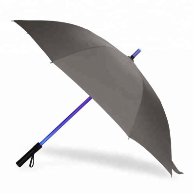 led light umbrella with led torch for rianing and reflective umbrella