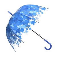 printing poe plastic color transparent umbrella