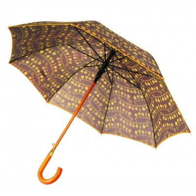 2019 cheap advertising umbrella with wooden J handle