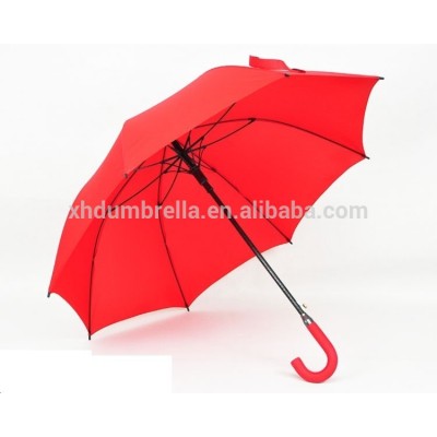 23 inch straight umbrella with plastic J handle umbrella for wedding umbrellas